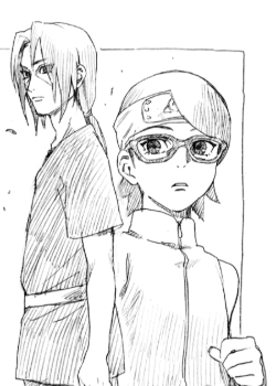 Naruto dj - Sarada-chan and uncle Itachi cover
